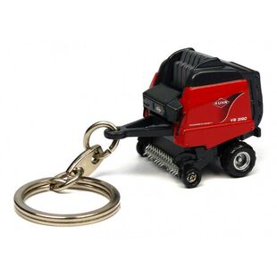 外贸UH农机玩具库恩VB 2160 打捆机模型个性匙扣挂件匙链精美礼品