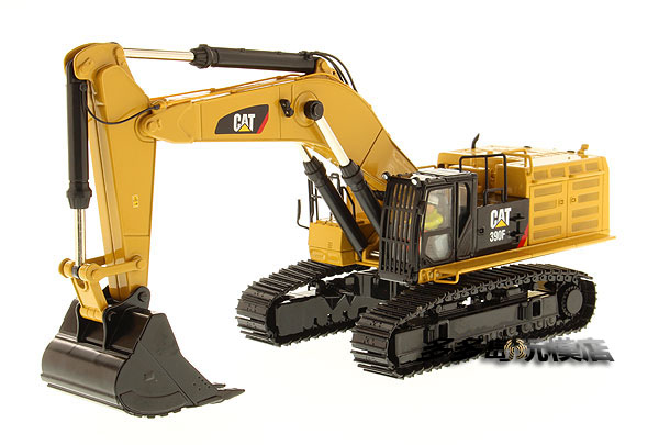 dm卡特工程车cat 390f挖掘机1/50合金仿真钩机玩具车模型 85284