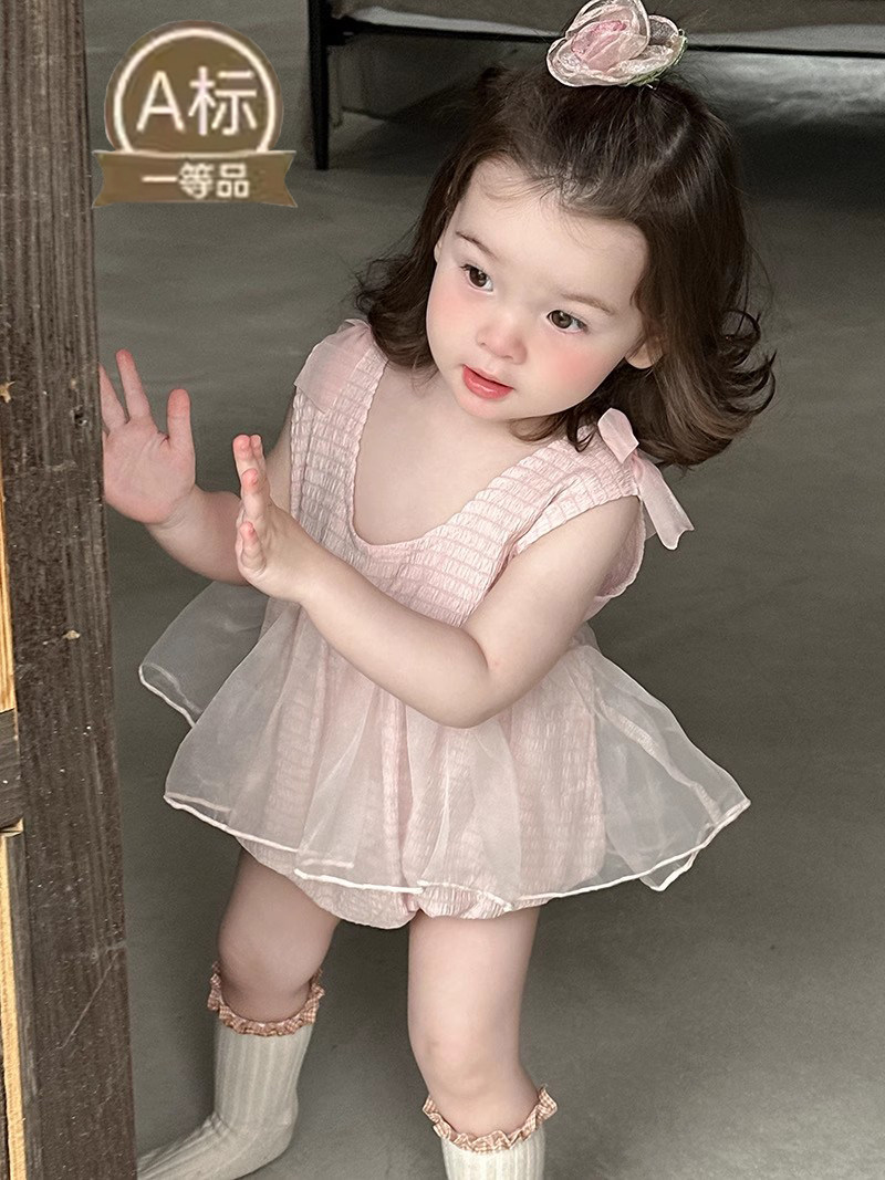 婴儿夏装女宝宝百天周岁礼服裙洋气哈衣百日宴包屁裙,童装/婴儿装/亲子装,连身衣/爬服/哈衣,淘宝优惠券,粉丝福利购,淘宝优惠卷