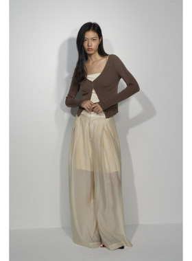 UNCHATGRIS 24SS 针织修身开衫