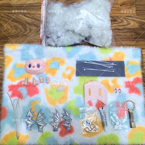 含图纸 小葱头改娃  labu 4.0 rock 拉布布 七彩 材料包 不含工具