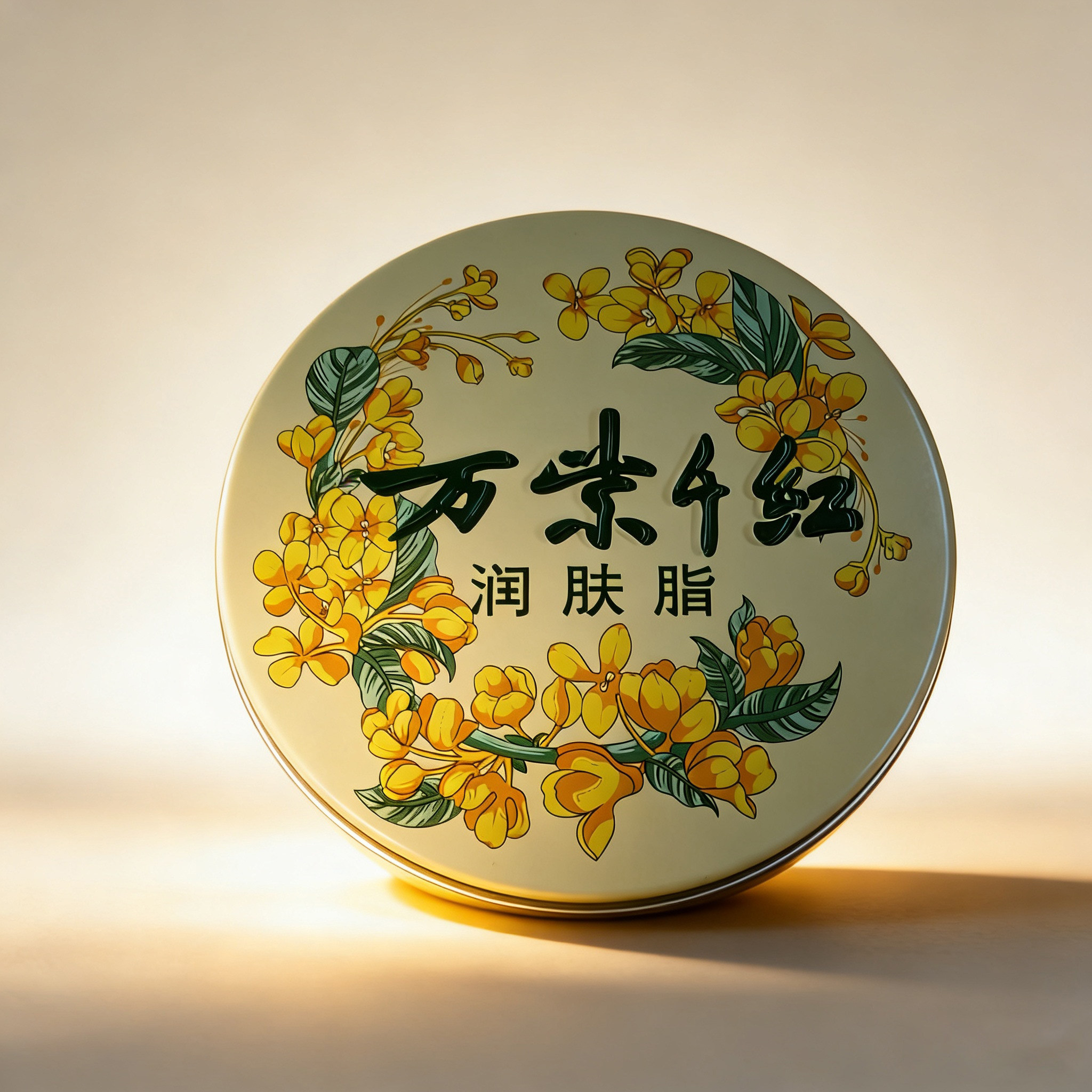 万紫千红润肤脂桂花金秋折桂老牌护手霜保湿滋润铁盒女面霜擦脸霜