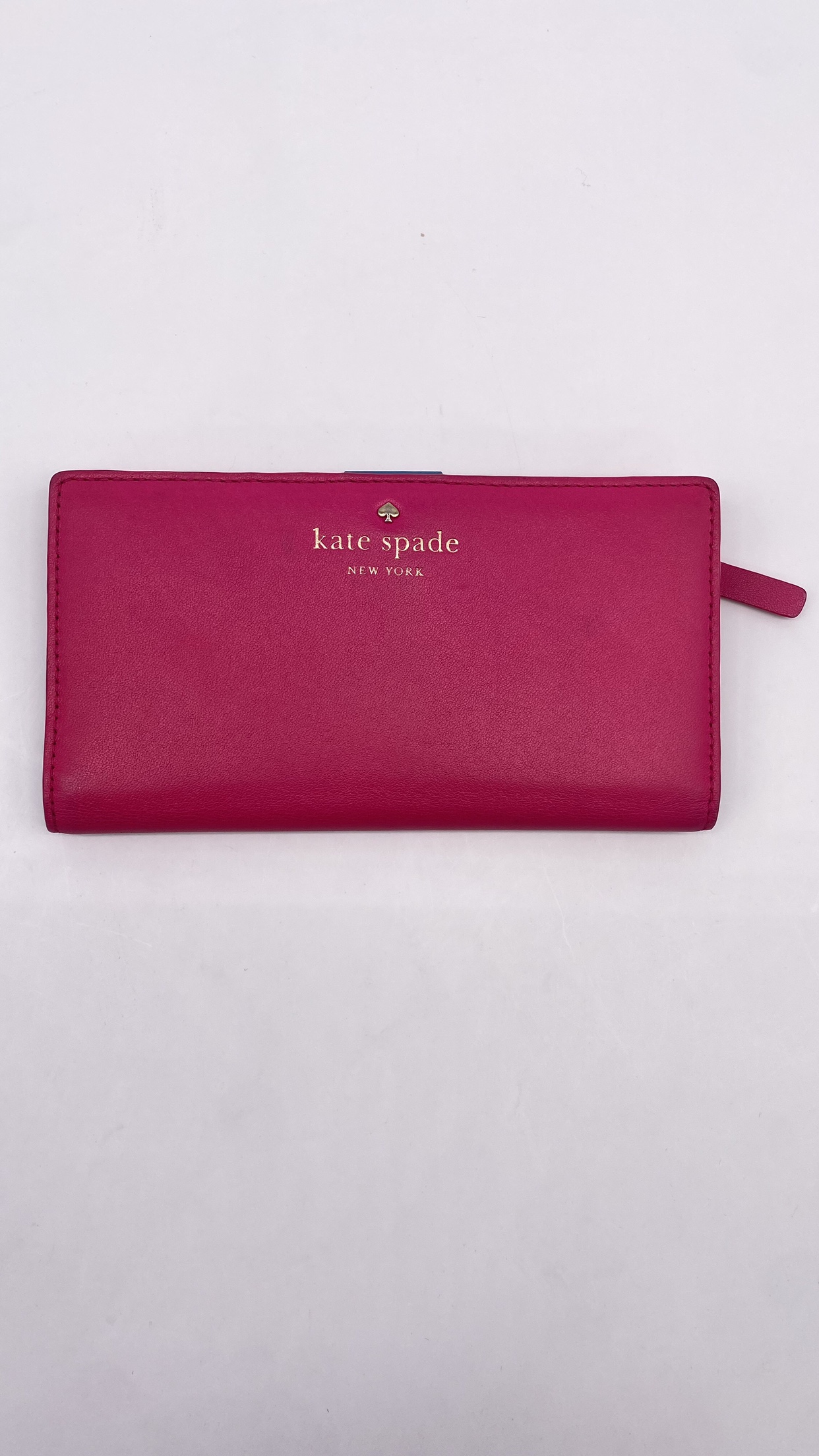 Z1562 杭州米兰坊名牌寄售店 KATE SPADE 拼色长款钱包