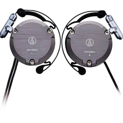 Audio Technica/铁三角 ATH-EM7X耳挂式耳机 运动挂耳式有线耳机