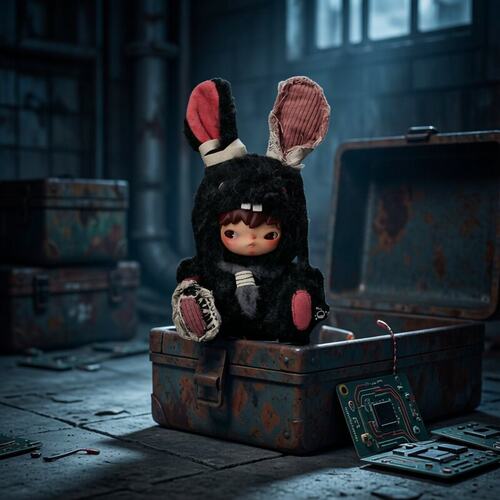 POPMART泡泡玛特HINO小野兔毛绒