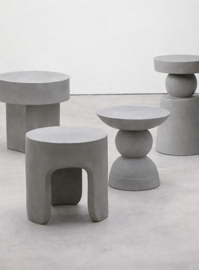 coznap 全新｜日本产 几何造型 纤维混凝土茶几 咖啡桌