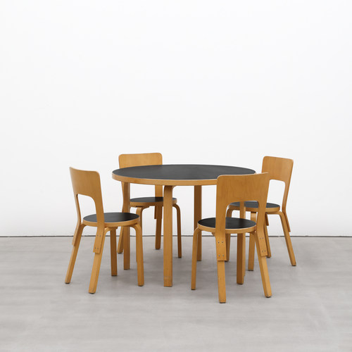coznap 中古｜芬兰产 Alvar Aalto 设计 圆形餐桌