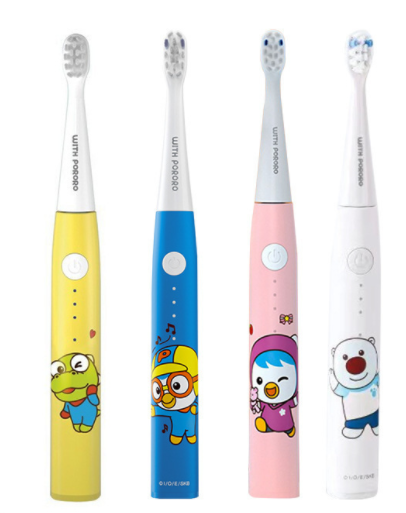 啵乐乐pororo儿童电动牙刷带替换刷头托马斯声波软毛充电式牙刷