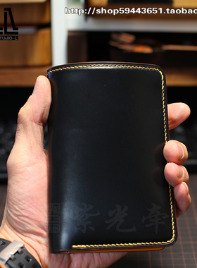 手工制作clayton马臀皮短夹钱包 刘小正同学出品