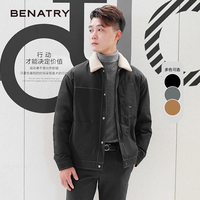 Bena．Try/贝纳·川22年新款男士羽绒服保暖毛领短款羽绒派克服男