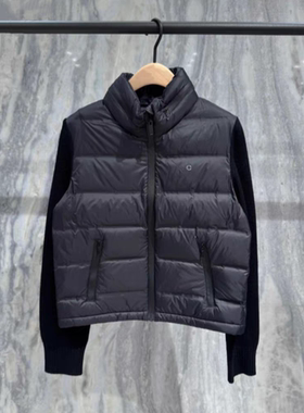 active系列正品羽绒服2025冬新品90绒假两件羊毛袖MBE4EIN065