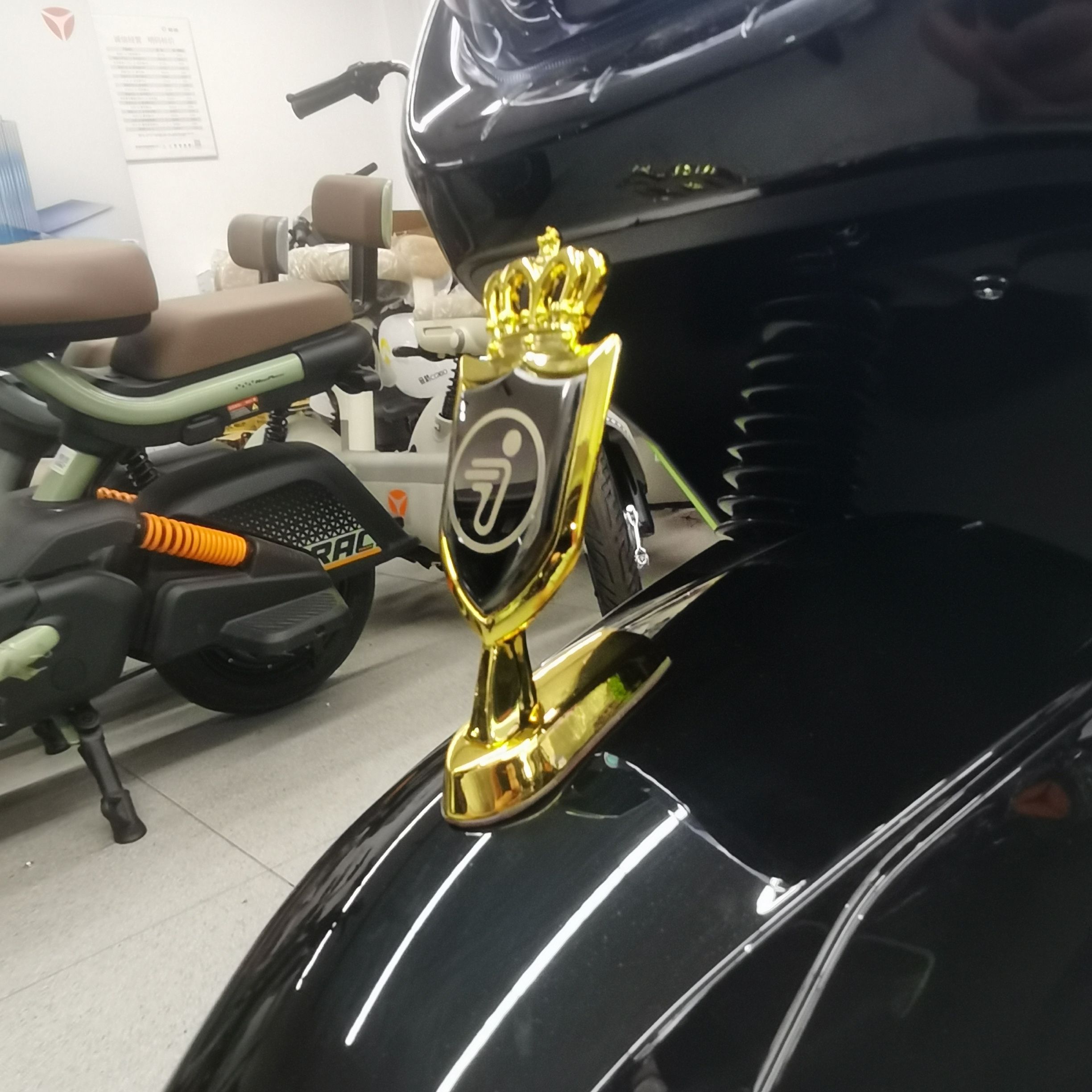 九号电动车车标9号logo贴标