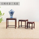 大红酸枝紫光檀正方明式 茶壶茶具摆件奇石盆景香炉展示木托小花架