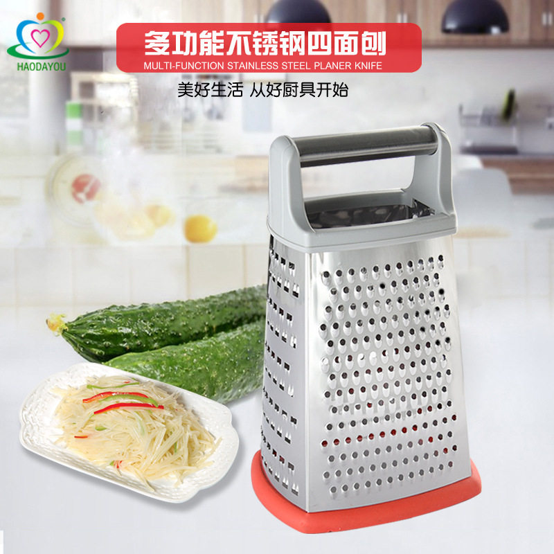 工厂多功能四面切菜器不锈钢四面刨丝器蔬菜刨丝厨房工具