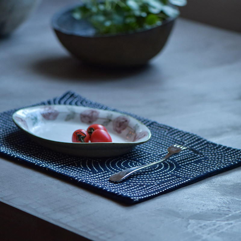 钟声刺子绣 手工缝制 石庭刺子绣主人席茶席桌垫置物垫 茶道零配,餐饮具,茶道/零配,淘宝优惠券,粉丝福利购,淘宝优惠卷