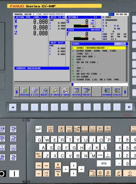 发那科数控仿真系统FANUC梯形图编辑调试参数M80PLC模拟器三菱M70