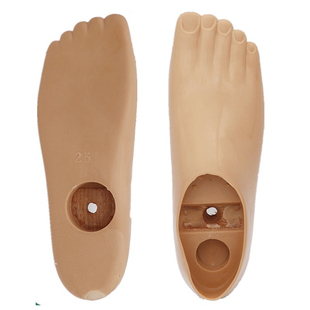 假肢配件单孔动踝脚静踝脚大腿假肢小腿假肢聚氨酯脚板假肢通用脚