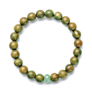 绿檀手串女木质森系手串简约非洲手串单圈情侣款 珠饰品女