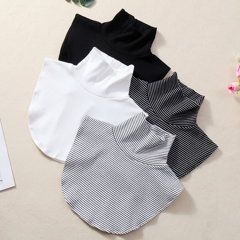 高领假领子女百搭围脖假衣领套头