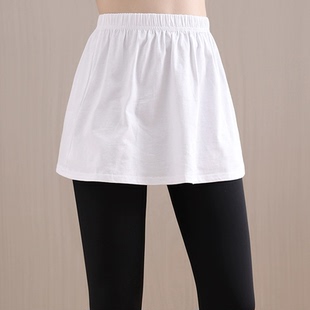 运动休闲半身裙健身防走光瑜伽裤 下摆遮臀裙 防尬屁帘卫衣叠穿厚款