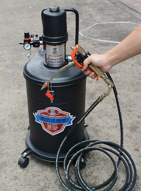 凯斯汀KT600高粘度油泵超高压气动黄油机锂基脂黄油枪大桶注油器