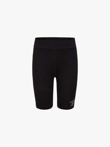 little moco25夏款女童速干排汗高弹修身骑行运动短裤KBE2SOT027