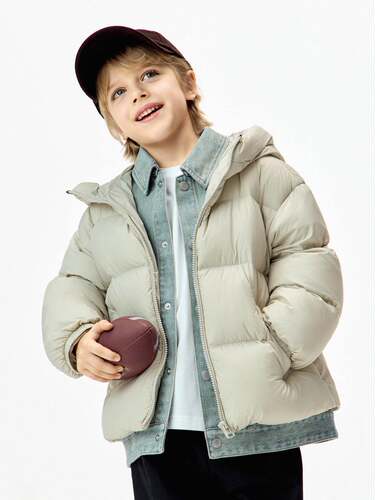 little moco专柜正品25冬装新款男女童亲子羽绒服外套 KBE4EIN046