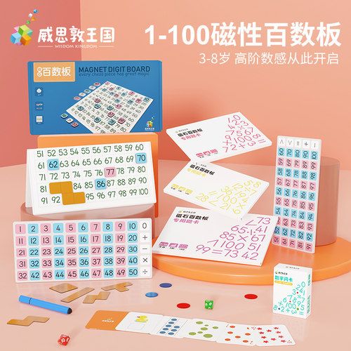 百数板磁力数学威思敦王国蒙氏