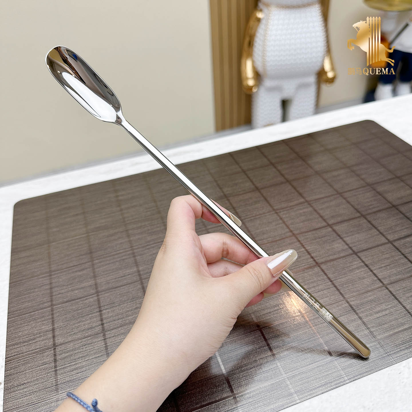 304不锈钢长柄咖啡勺搅拌马克杯