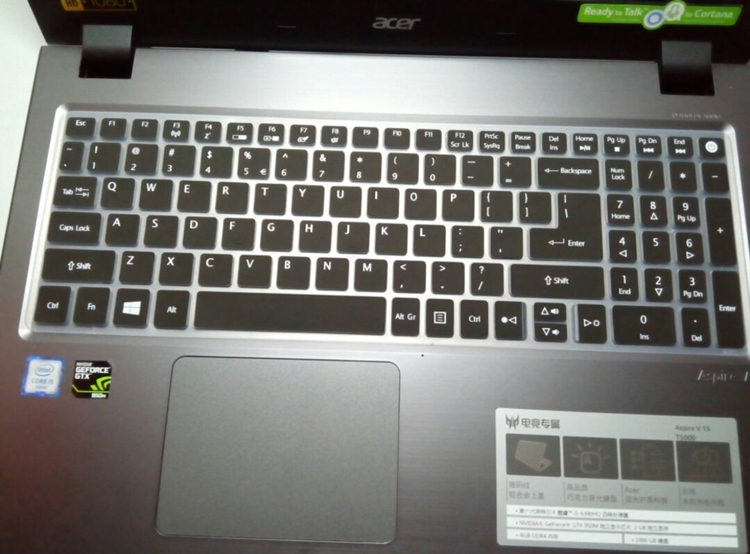 Acer E5-532G-C13A¼üÅ̱£»¤ÌùĤ15.6Ó¢´çµçÄԱʼDZ¾È«¸²¸Ç·À³¾Ì×ÕÖÅä¼þÖܱ߰´¼üĤ°¼Í¹Í¸Ã÷¹è½º²ÊÉ«¿É°®¿¨Í¨