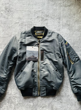 加厚飞行夹克棉服羊毛填充