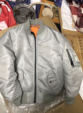 Japan太空灰Ma1 杜邦飞行服夹克 男女单夹克 秋冬棉服棒球领棉衣