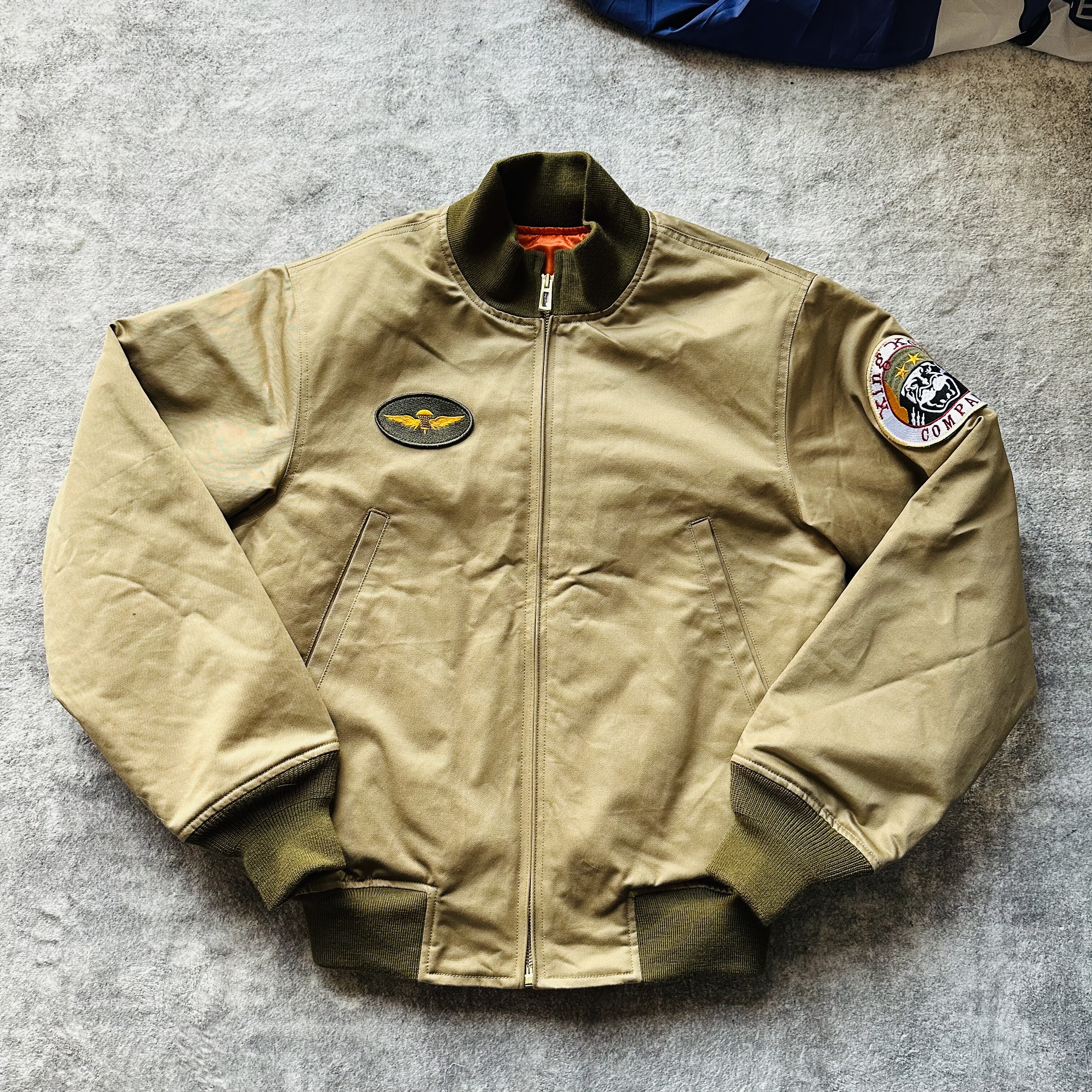 夹棉出租车司机电影TANK JACKET坦克服夹克棉衣 棉服衬秋冬棉外套