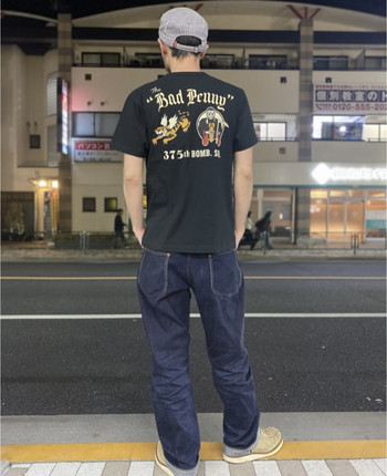 咔叽375飞行队BOMB男士短袖T恤 军事风纯棉圆领透气半袖衫tee