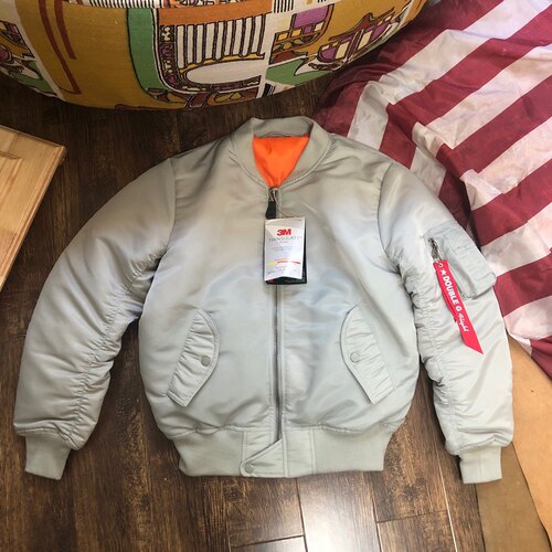飘带MA1天空之翼飞行服夹克混羊毛衬内胆3M新雪丽棒球服宽松棉衣