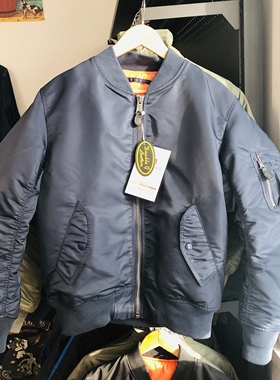 Ma1经典普鲁士蓝飞行服棉服夹克G00军事风短外套男女新雪丽3M棉服