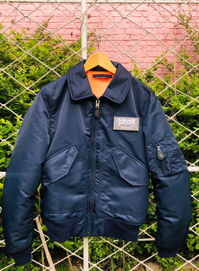 45P 联名Double G飞行员夹克 双魔术贴男女棉服翻领棉衣杜邦三防