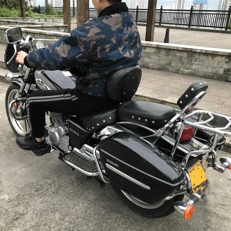 定制适用铃木豪爵悦酷gz150-a/gz150-e尾架支架货架专用不锈钢行