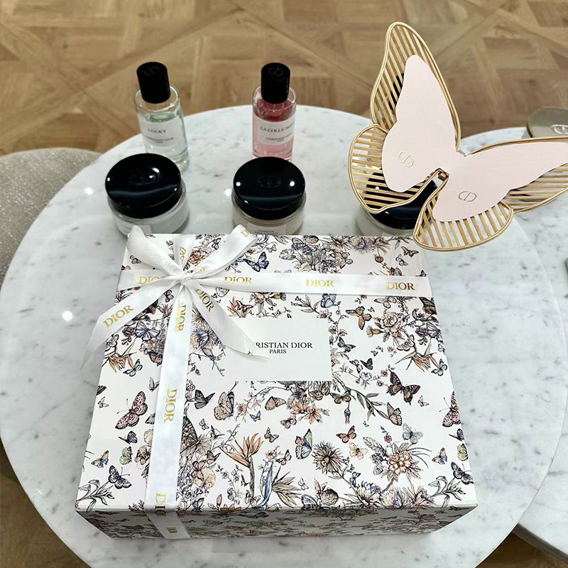 in stock Dior/Dior Spring New Butterfly Gift Box Perfume Aromatherapy Body Cream Gift Box