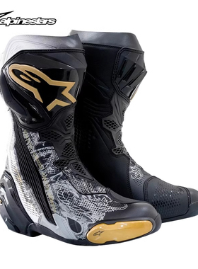 A星SUPERTECH R摩托车骑行靴专业赛道靴机车靴防摔竞技赛车靴男