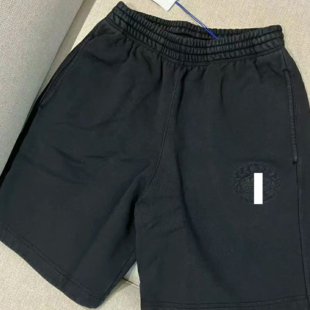 聚鹏名品黑色战马标短裤男士夏季100%棉透气百搭亲肤