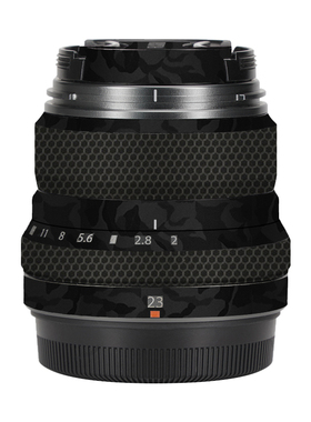 漫步驴适用于富士XF35F2镜头无痕胶贴纸膜Fujifilm全包保护贴膜3M