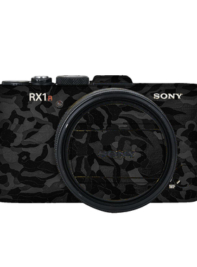 漫步驴适用于索尼黑卡RX1R相机机身贴膜黑卡RX1一代防刮贴皮卡通