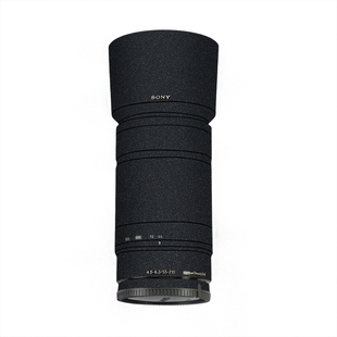 漫步驴适用于索尼E55 210镜头保护贴膜无痕背胶改色膜贴纸贴皮防