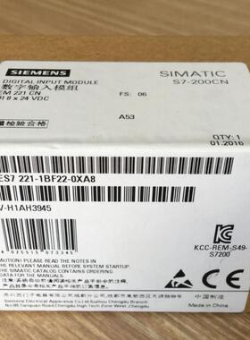 6ES7 221-1BF22-0XA8 6ES7221-1BF22-0XA8. 原装西门子S7-200CN