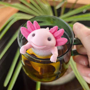 美国Fred&Friends美西螈钝口螈茶滤茶漏泡茶器硅胶茶滤器创意可爱