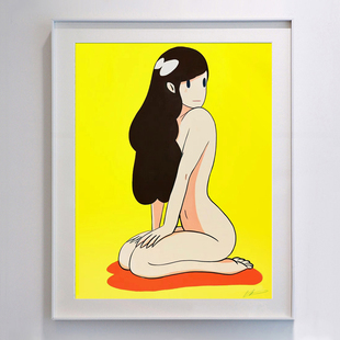 天野健版画Venus维纳斯 日本艺术画人体潮画潮流挂画卧室装饰画