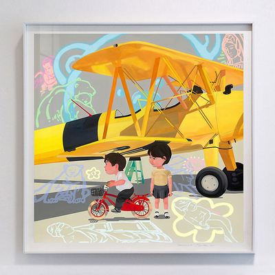 刘颖版画艺术画潮流装饰画