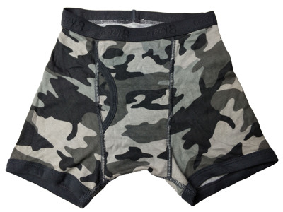 男童迷彩全棉平脚内裤