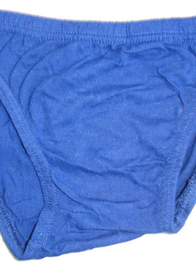 哟呼！NOW次品 0-2岁男童蓝色全棉三角短裤内裤